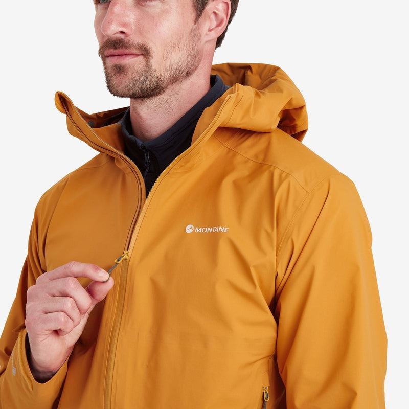 Orange Montane Phase Lite Men's Waterproof Jackets | ROT6698EL