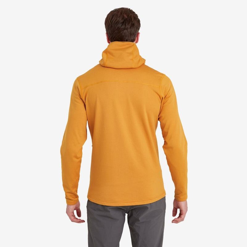 Orange Montane Protium Hooded Men's Fleece Jackets | NRX1724PE