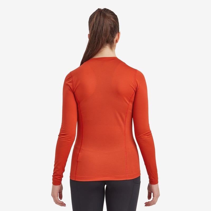 Orange Red Montane Dart Lite Long Sleeve Women's T Shirts | VNJ132TG