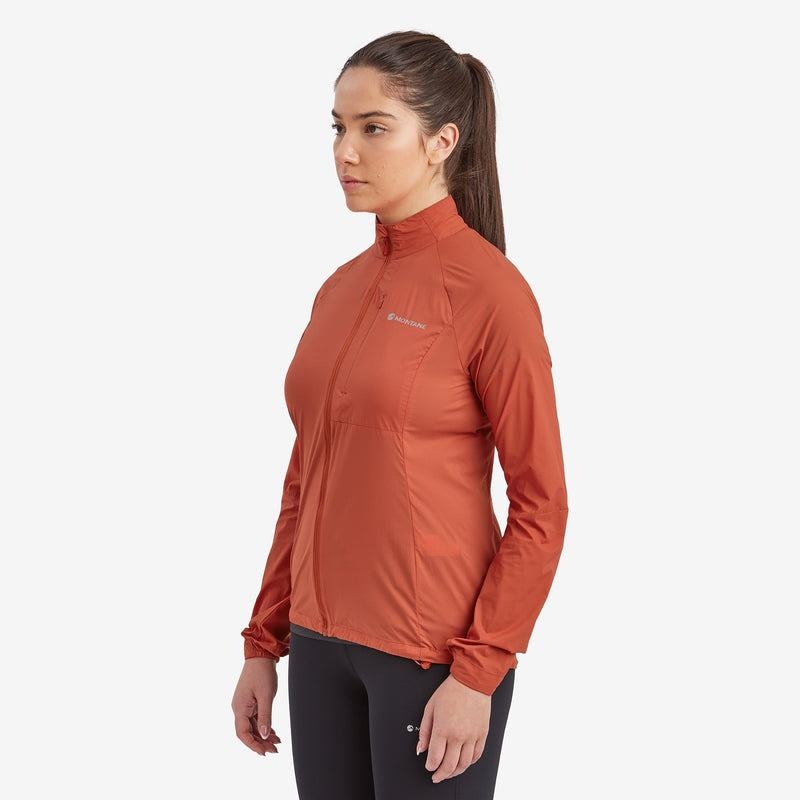 Orange Red Montane Featherlite Windproof Women's Jackets | GWF4374ER