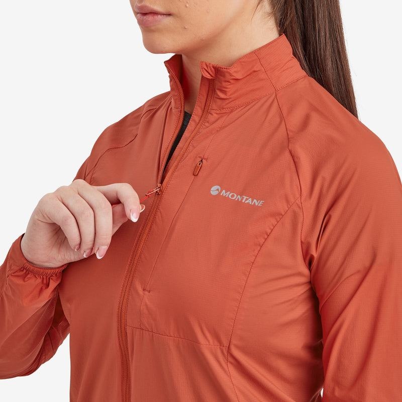 Orange Red Montane Featherlite Windproof Women's Jackets | GWF4374ER