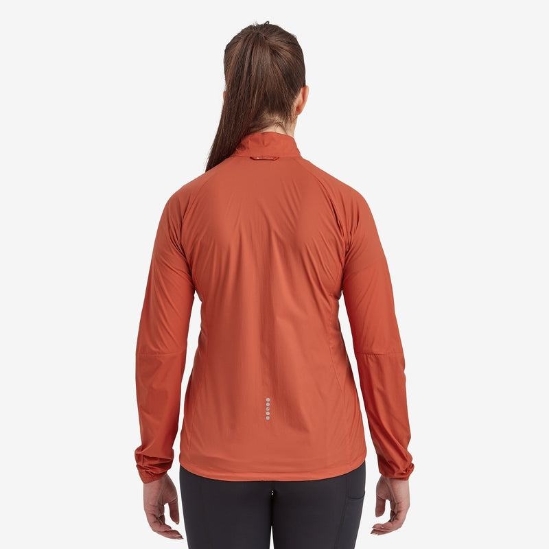 Orange Red Montane Featherlite Windproof Women's Jackets | GWF4374ER