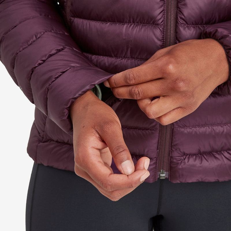 Purple Montane Anti-Freeze Hooded Women's Down Jackets | BCT6451LI