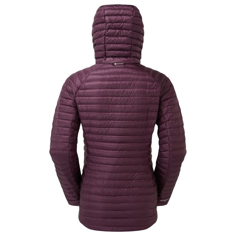 Purple Montane Anti-Freeze Lite Hooded Women's Down Jackets | DZY212DG