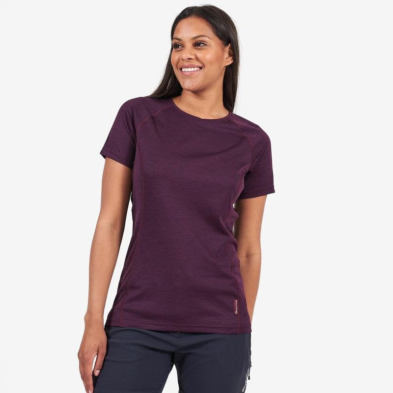 Purple Montane Dart Women's T Shirts | DYV9395EN