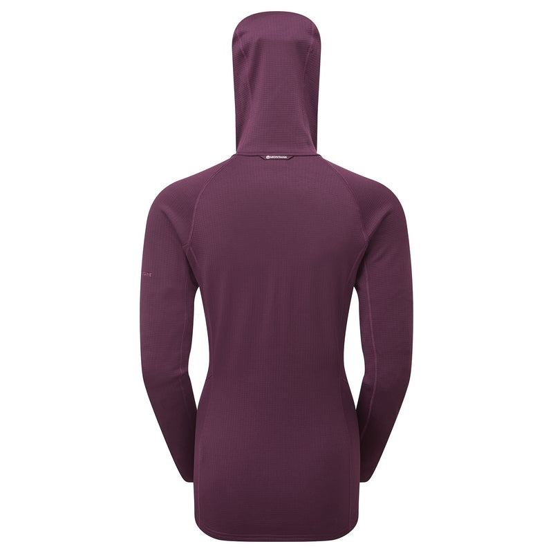 Purple Montane Protium Hooded Women's Fleece Jackets | NSK151UQ