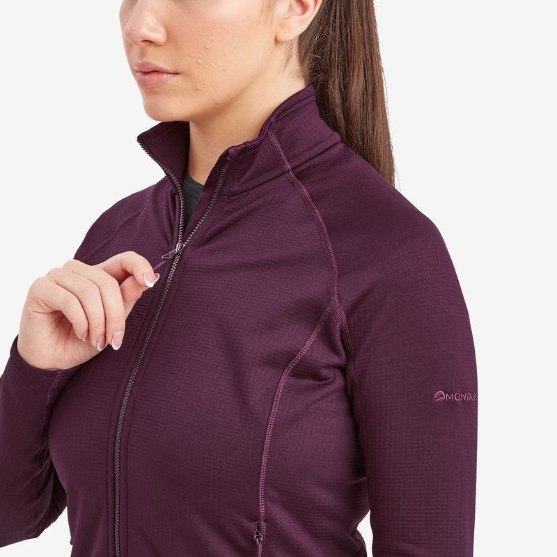 Purple Montane Protium Women's Fleece Jackets | EKC33100LO