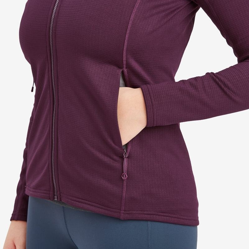 Purple Montane Protium Women's Fleece Jackets | EKC33100LO