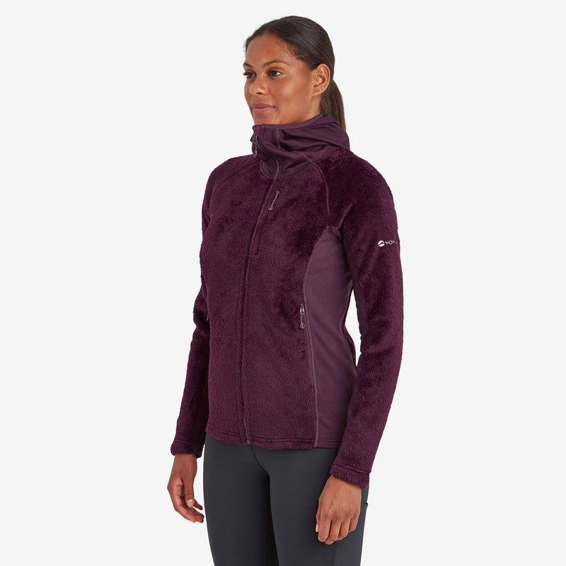 Purple Montane Protium XPD Hooded Women's Fleece Jackets | UJQ8244MH