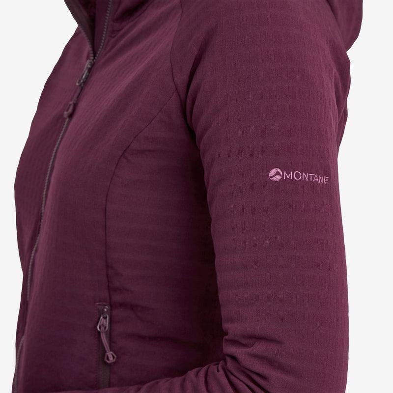 Purple Montane Protium XT Hooded Women's Fleece Jackets | FDH2814YL