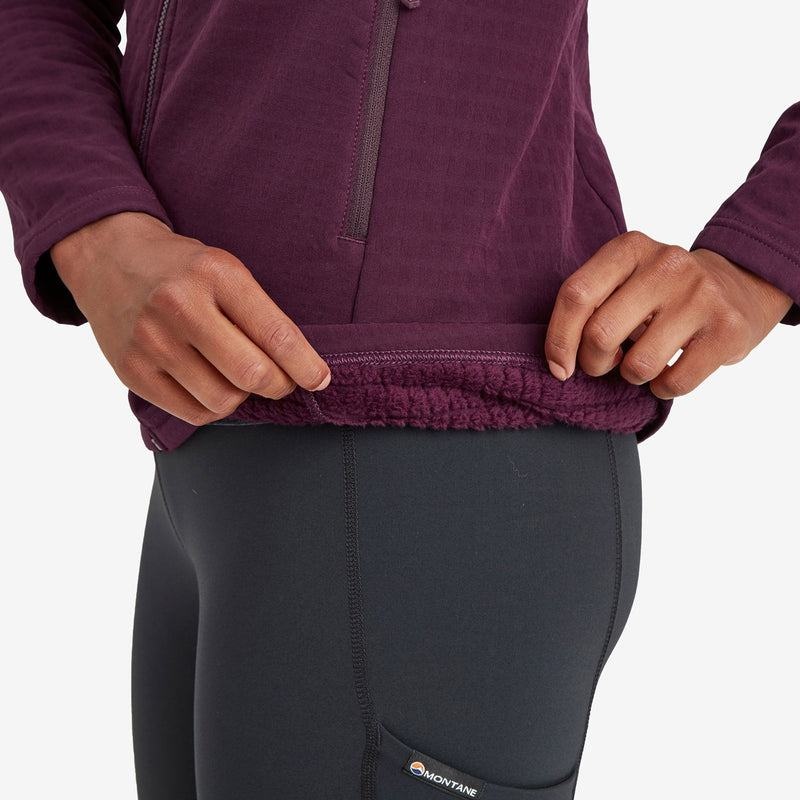 Purple Montane Protium XT Hooded Women's Fleece Jackets | FDH2814YL