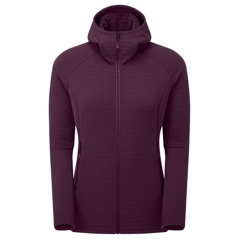 Purple Montane Protium XT Hooded Women\'s Fleece Jackets | FDH2814YL