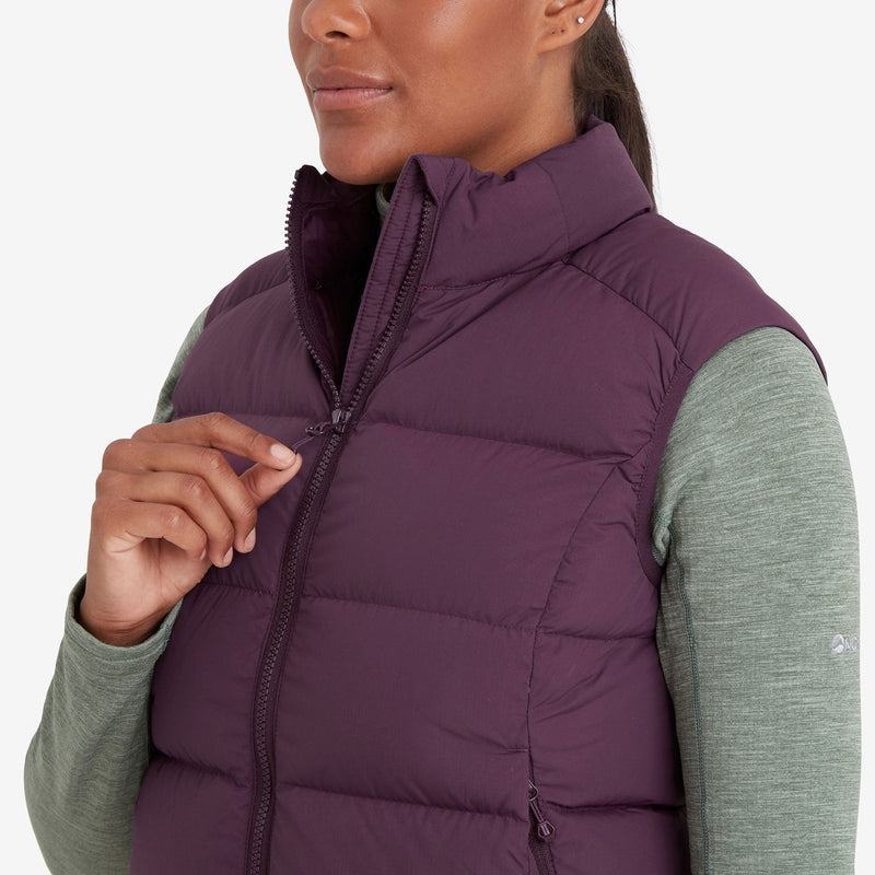 Purple Montane Tundra Down Women's Vest | SHF9239ZL