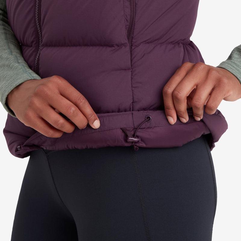 Purple Montane Tundra Down Women's Vest | SHF9239ZL