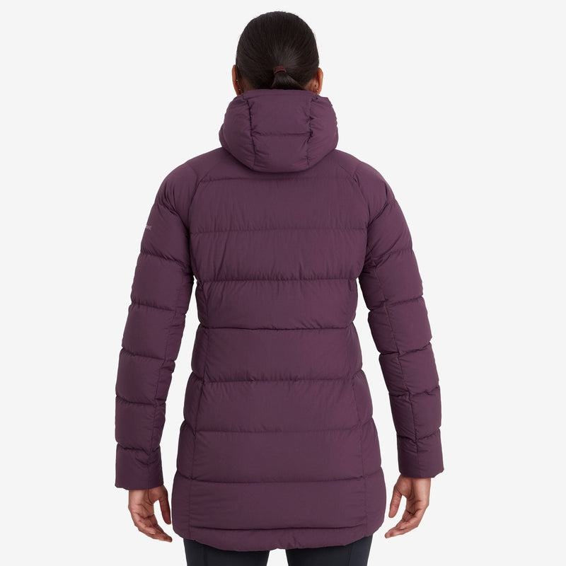 Purple Montane Tundra Hooded Women's Down Jackets | BHI1458UG