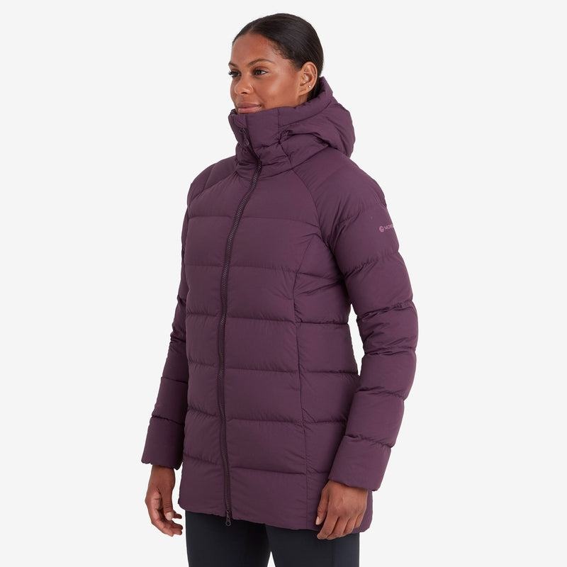 Purple Montane Tundra Hooded Women's Down Jackets | BHI1458UG