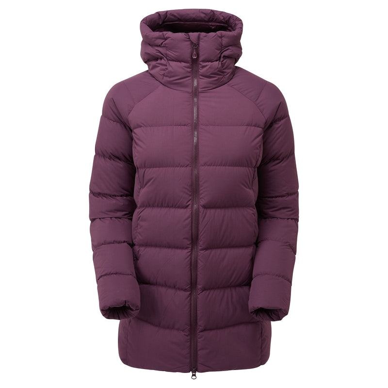 Purple Montane Tundra Hooded Women\'s Down Jackets | BHI1458UG