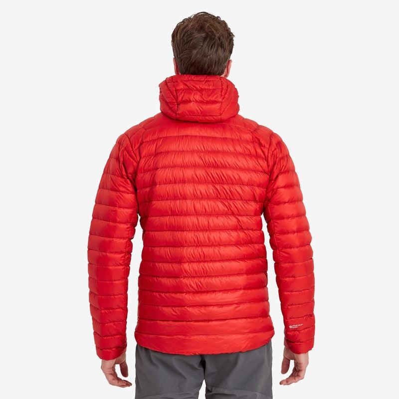 Red Montane Anti-Freeze Hooded Men's Down Jackets | GZZ8833PM