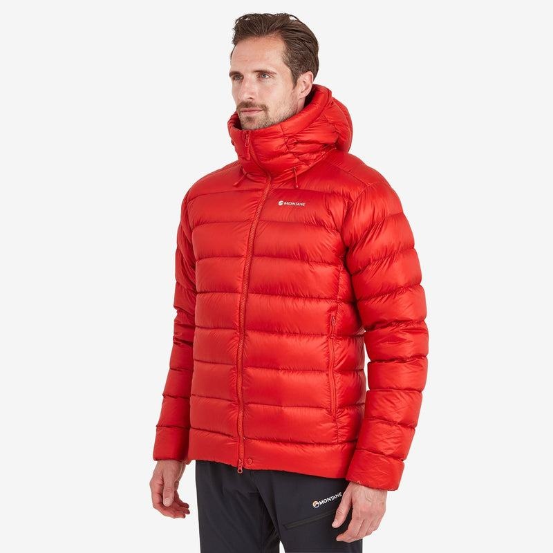 Red Montane Anti-Freeze XT Hooded Men's Down Jackets | QSA55100AQ