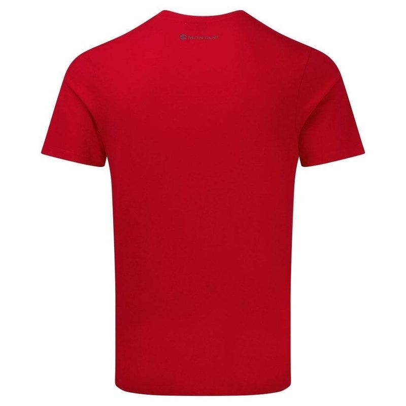 Red Montane Lightweight Mono Men's T Shirts | OYD5739LM