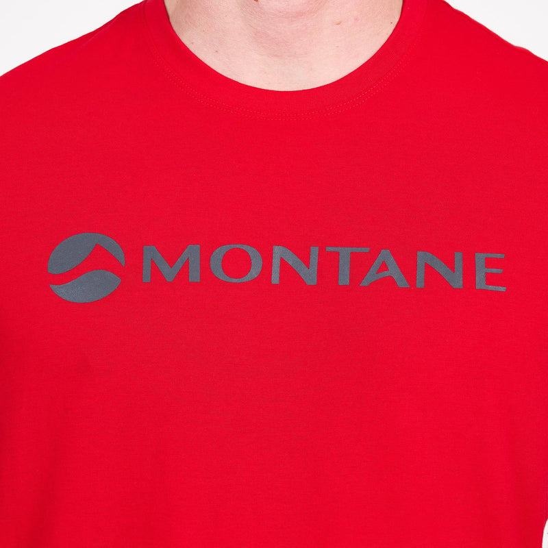 Red Montane Lightweight Mono Men's T Shirts | OYD5739LM