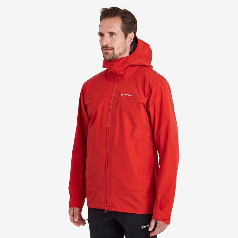 Red Montane Phase Men's Waterproof Jackets | FOL3819JU