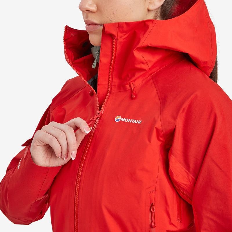 Red Montane Phase XPD Women's Waterproof Jackets | AER7286RZ