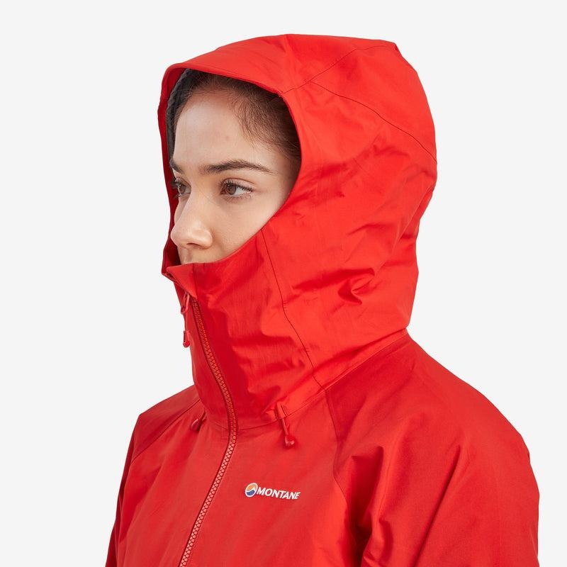 Red Montane Phase XPD Women's Waterproof Jackets | AER7286RZ