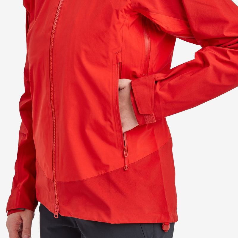 Red Montane Phase XPD Women's Waterproof Jackets | AER7286RZ