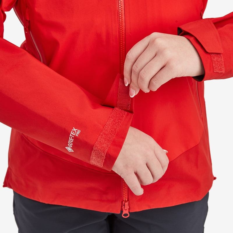 Red Montane Phase XPD Women's Waterproof Jackets | AER7286RZ