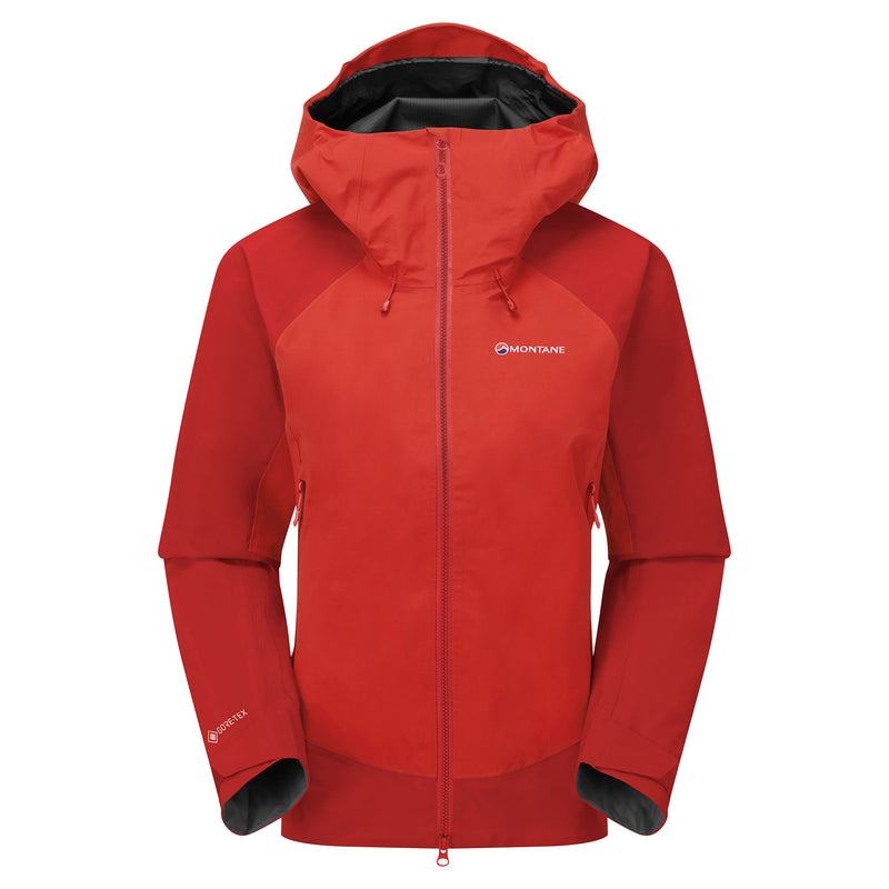 Red Montane Phase XPD Women\'s Waterproof Jackets | AER7286RZ