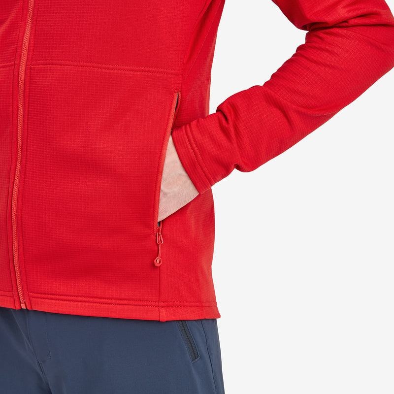 Red Montane Protium Men's Fleece Jackets | HFN471QH