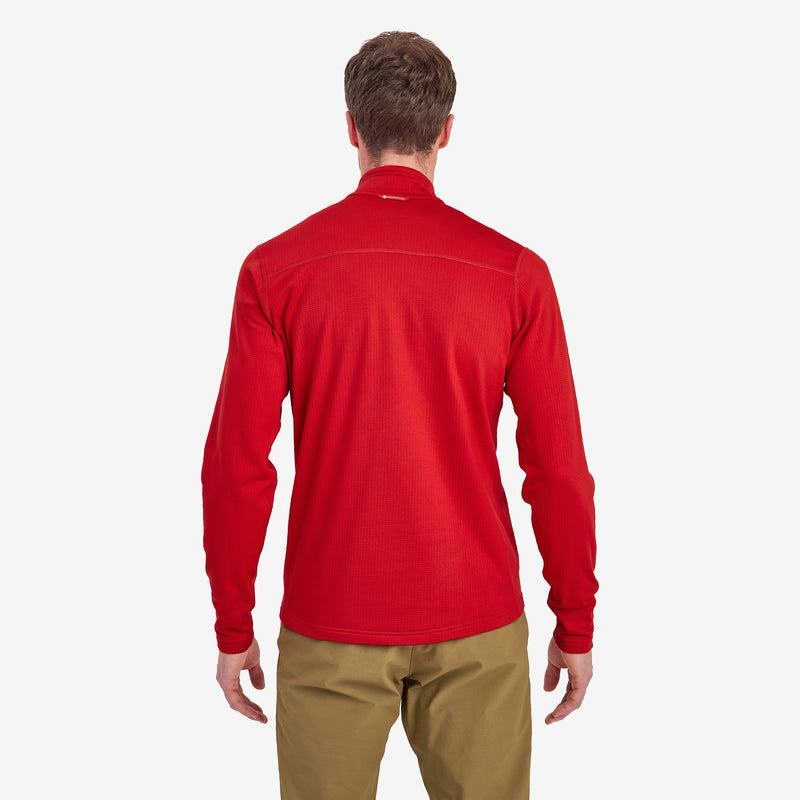 Red Montane Protium Pull On Men's Fleece | RGP376OQ