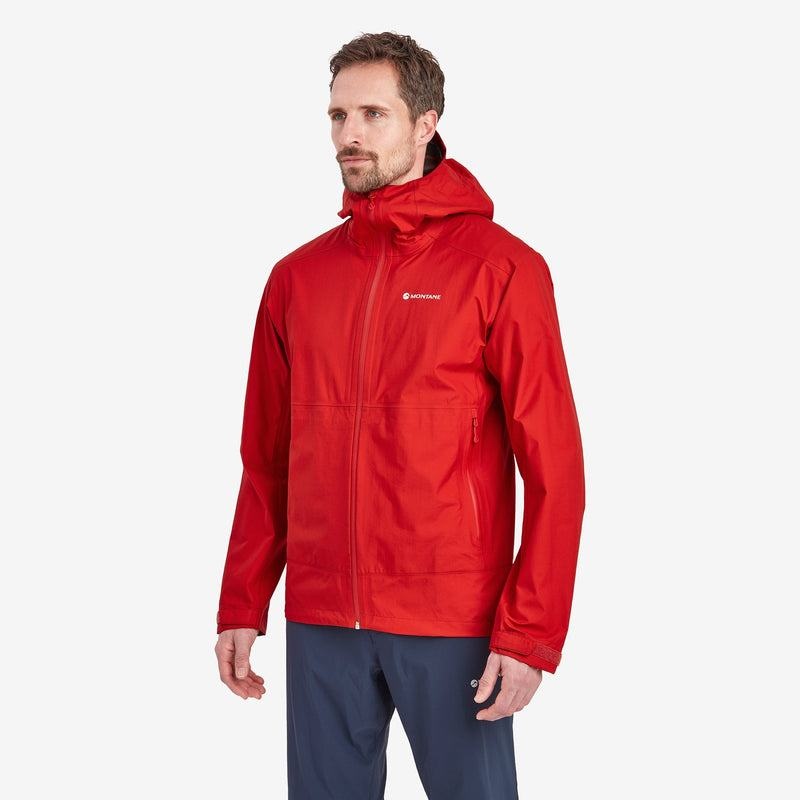 Red Montane Spirit Lite Men's Waterproof Jackets | NDF6415RR