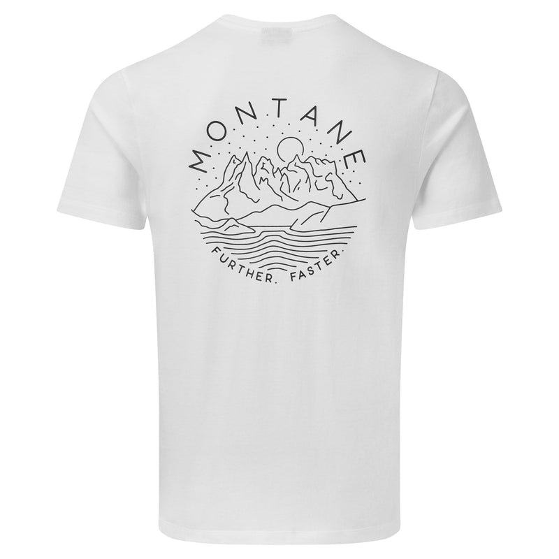 White Montane Starscape Men's T Shirts | JFU4184IX