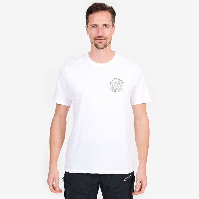 White Montane Starscape Men's T Shirts | JFU4184IX