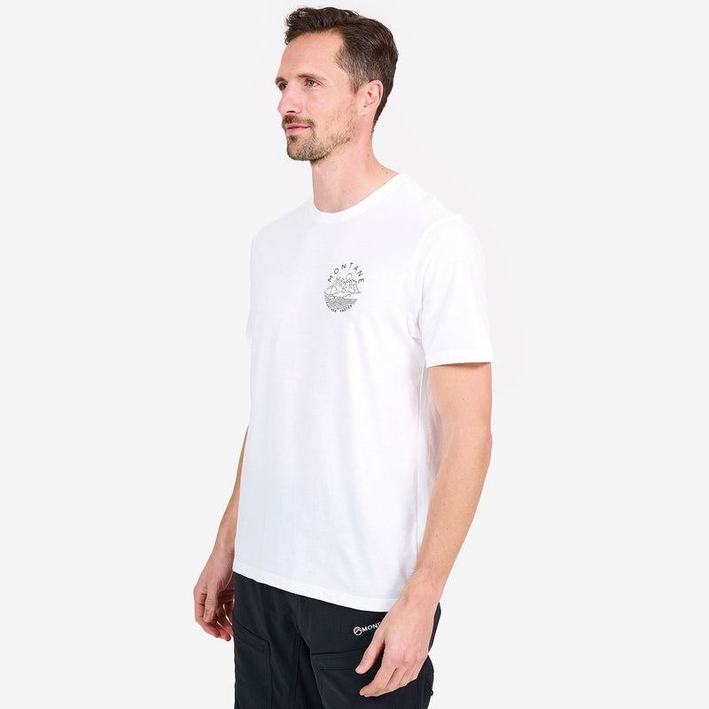 White Montane Starscape Men's T Shirts | JFU4184IX